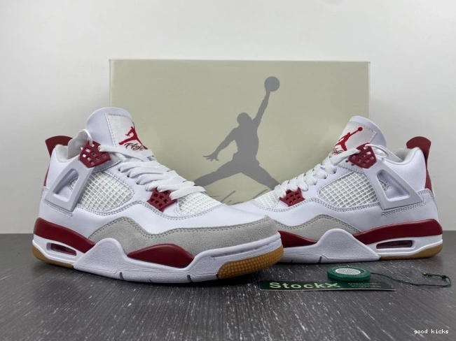 Rep 4 Pine SB Retro DR5415-160 Red Jordan 0702
